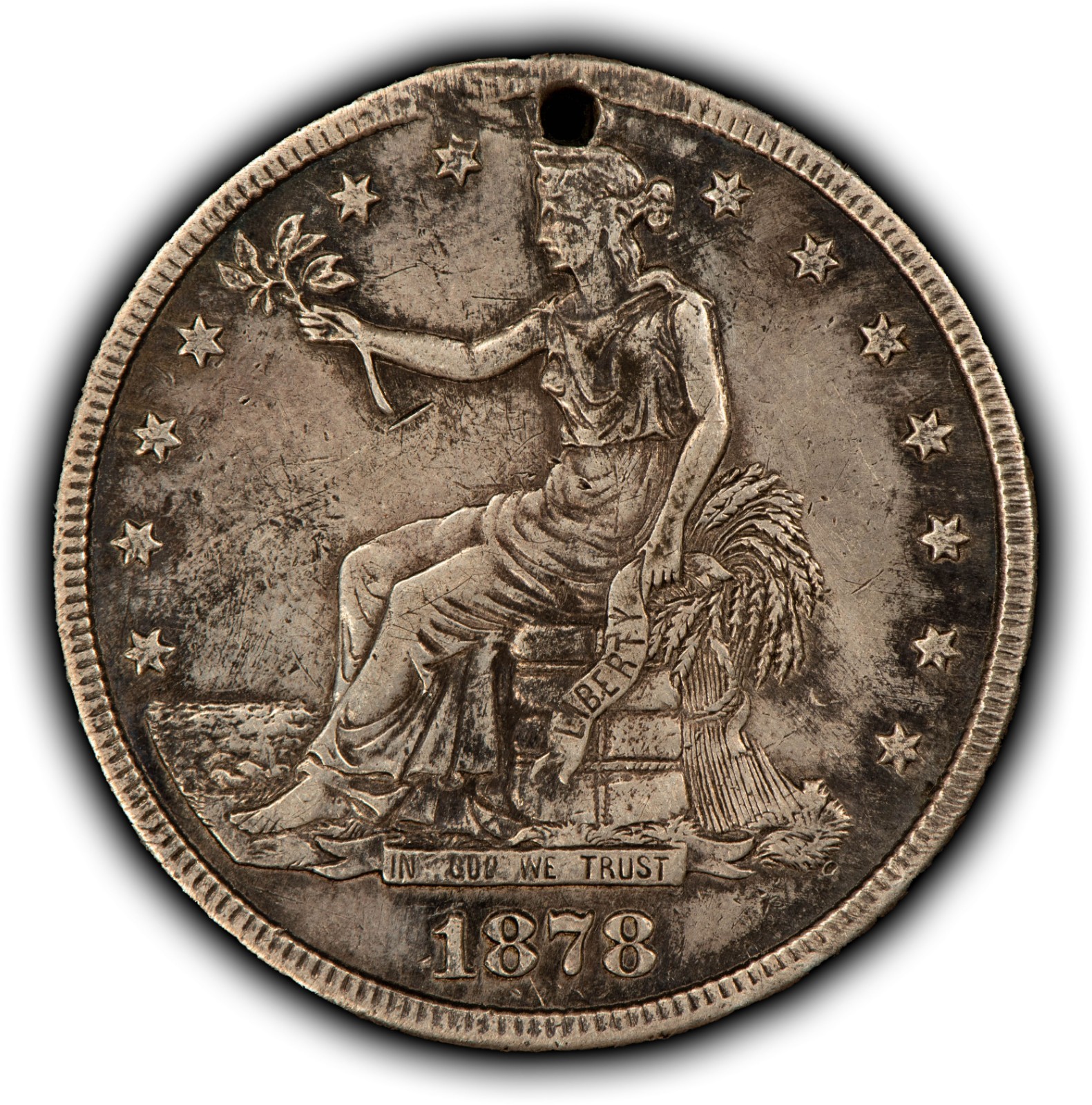 1878-S $1 US Silver Trade Dollar - XF Dets - SKU-B5307