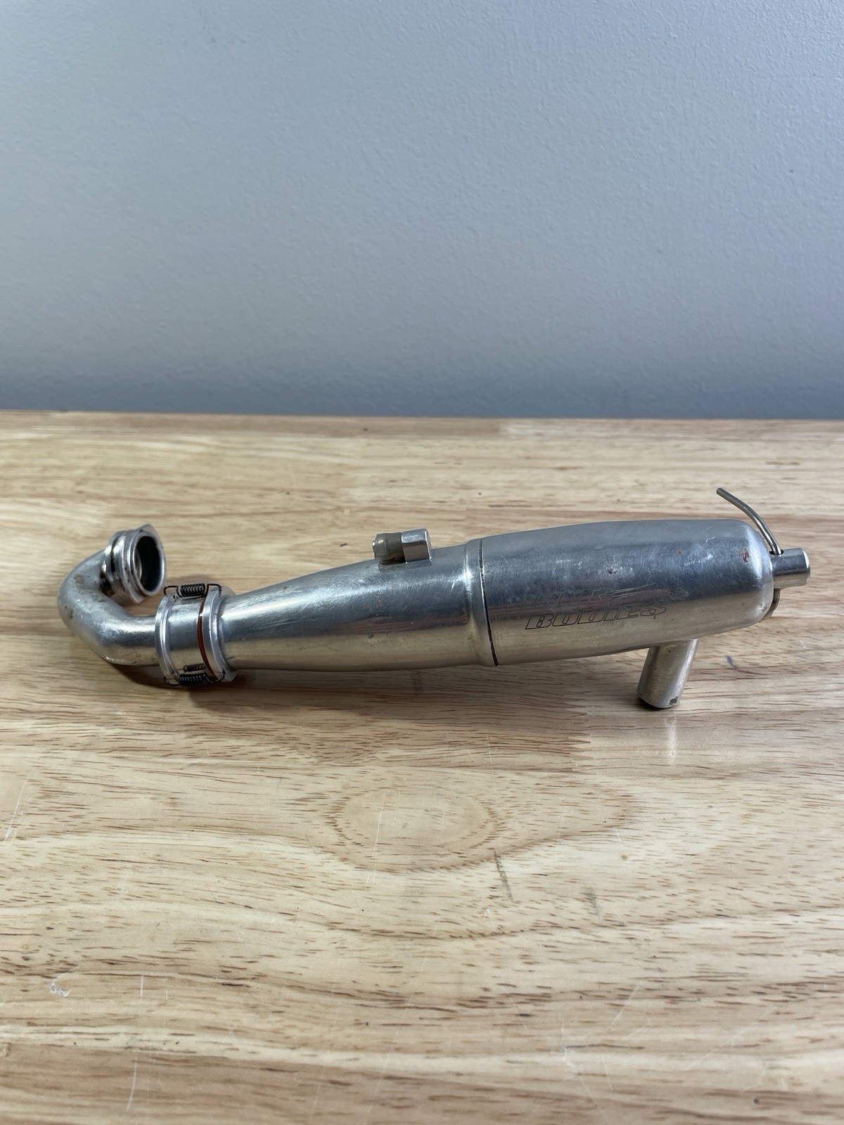 1/8 Hot Bodies Nitro Tuned Pipe & Header Exhaust Muffler HPI Savage