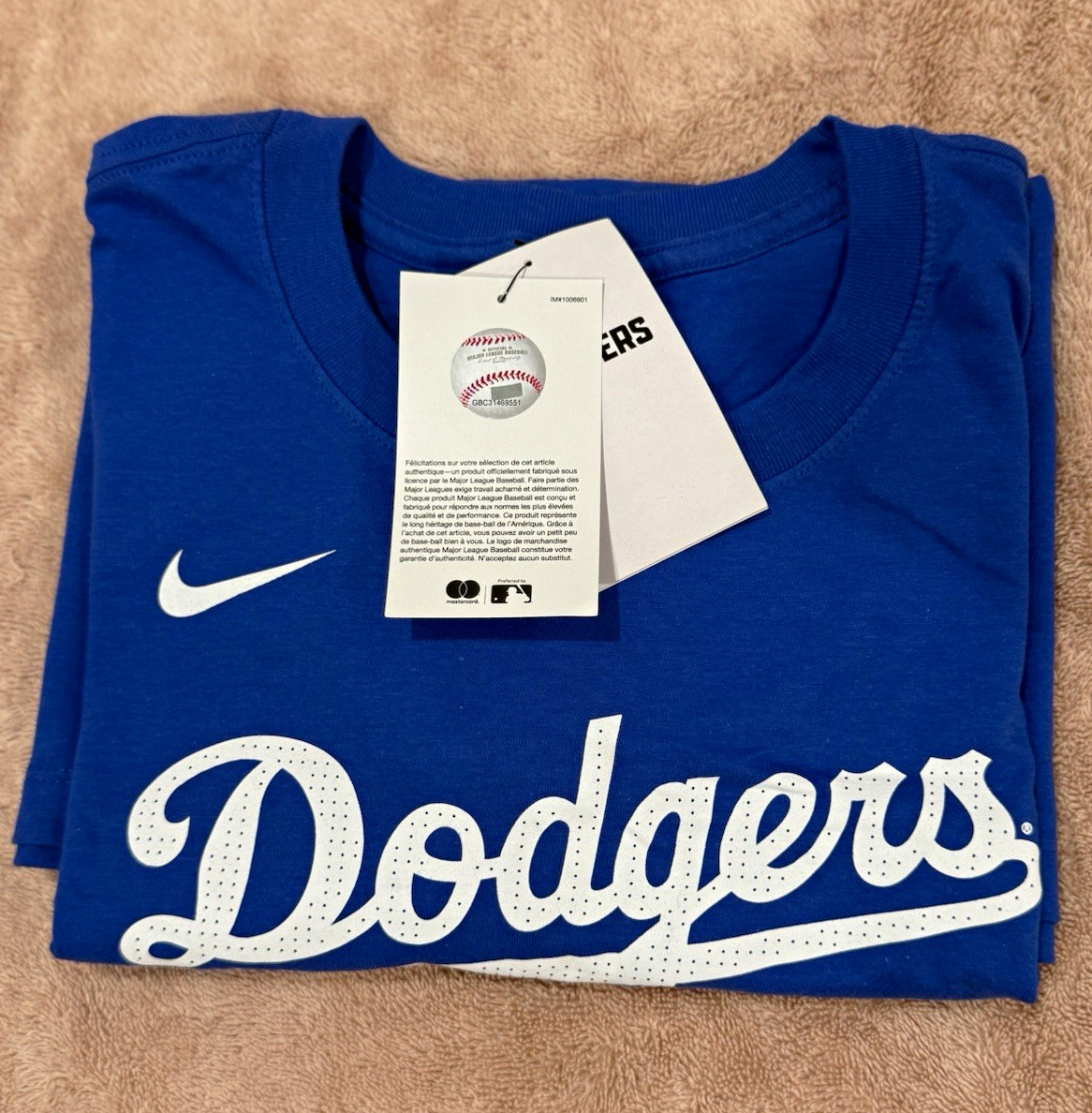 Nike Los Angeles Dodgers Shohei Ohtani #17 Women’s L Blue MLB T-Shirt Nike Los Angeles Dodgers Shohei Ohtani #17 Women’s L Blue MLB T-Shirt