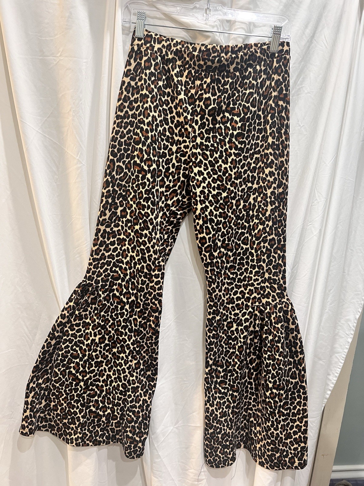 Vintage Park Avenue Leopard Print Bell Bottom Pants Women\'s Large Y2K Vintage Park Avenue Leopard Print Bell Bottom Pants Women\'s Large Y2K