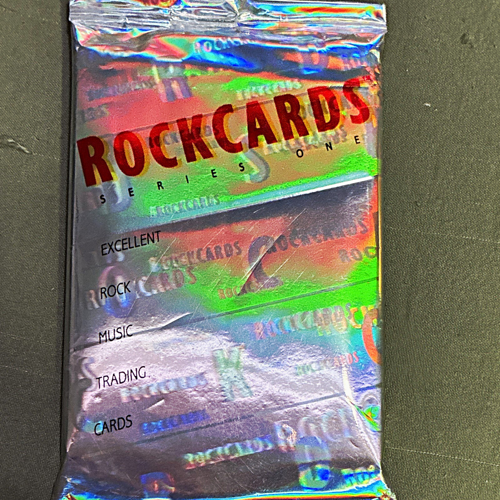RockCards Series One Sealed Pack 11 Cards Hologram 1991 RockCards Series One Sealed Pack 11 Cards Hologram 1991