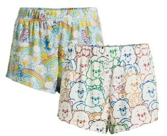 Disney Women's Care Bear Comfy Lounge Shorts 2-Pack