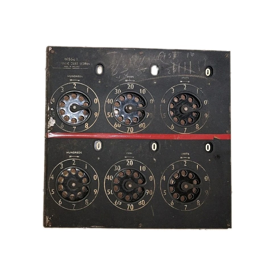  The Bisset Automatic Dart Scorer  Scoreboard  Rare Vintage Darts Collection 