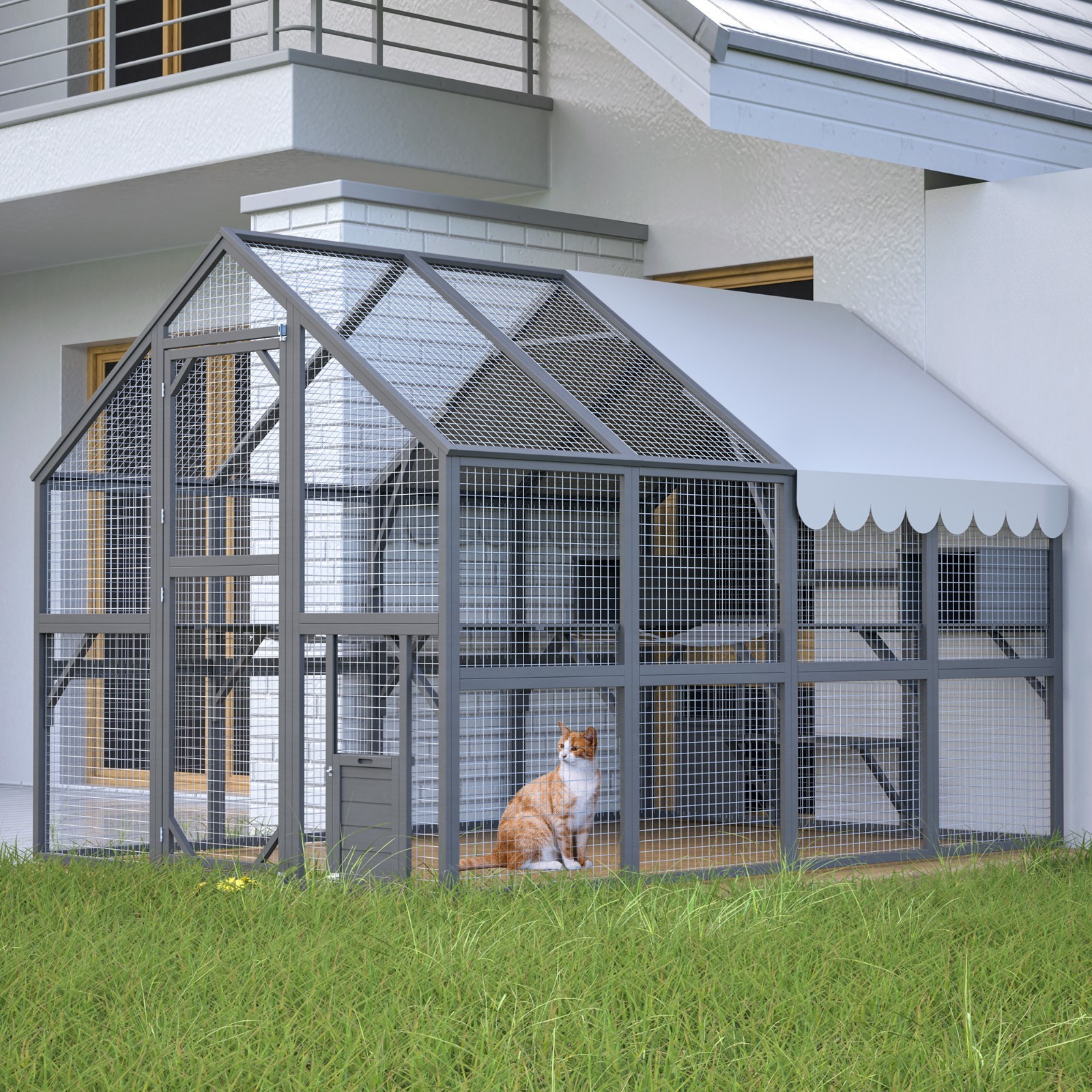 Large Catio Outdoor Cat Enclosure 110\