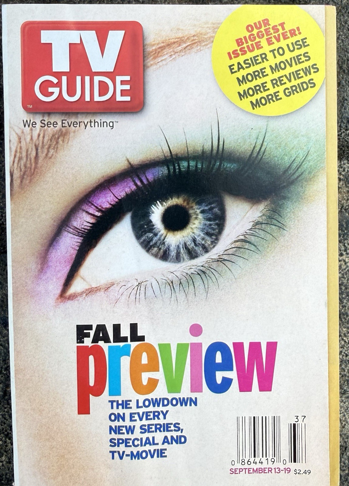 2003 TV GUIDE FALL PREVIEW NEW SHOWS TELEVISION 15