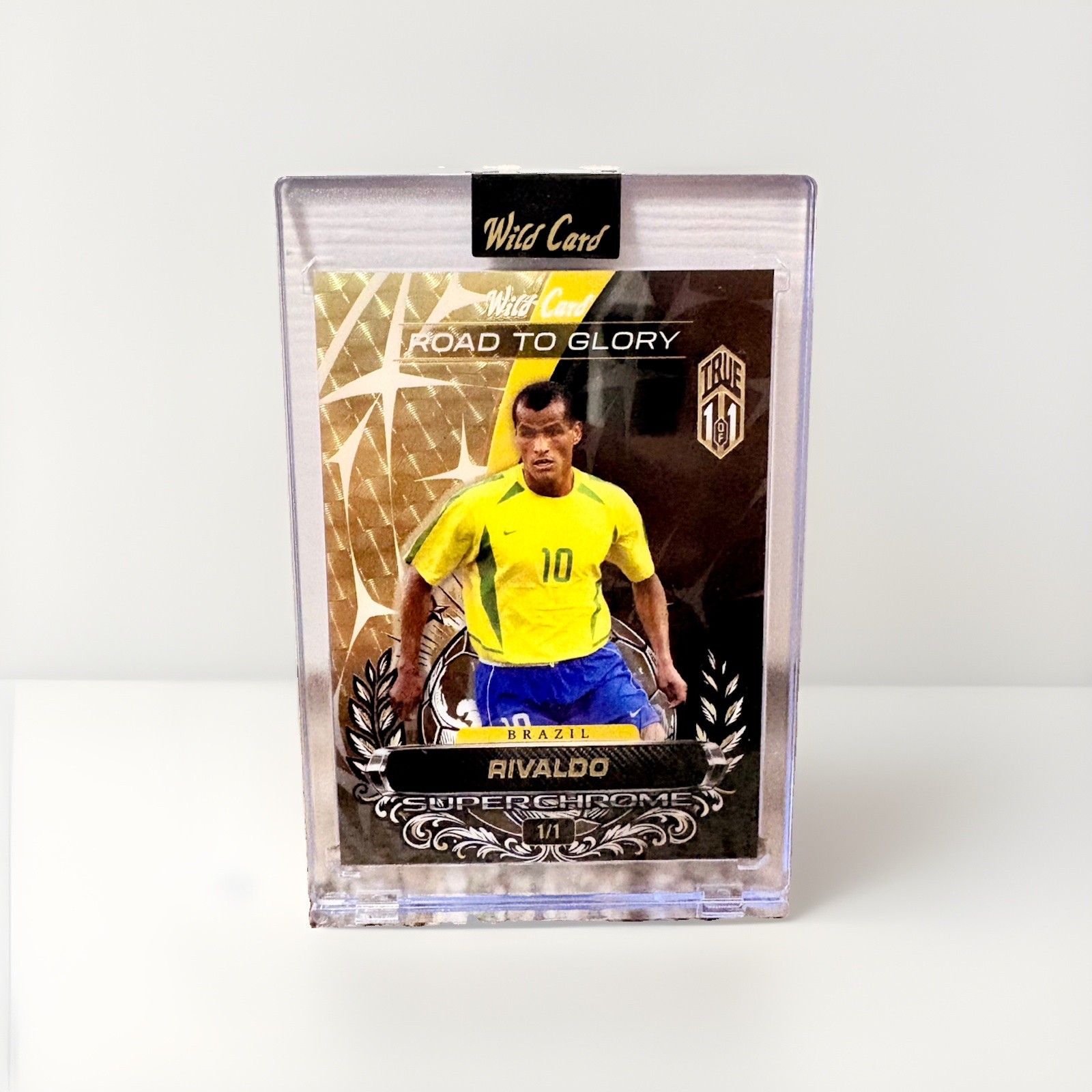 2026 Wild Card Road to Glory SuperChrome Rivaldo True 1 of 1 Gold Superfractor 2026 Wild Card Road to Glory SuperChrome Rivaldo True 1 of 1 Gold Superfractor