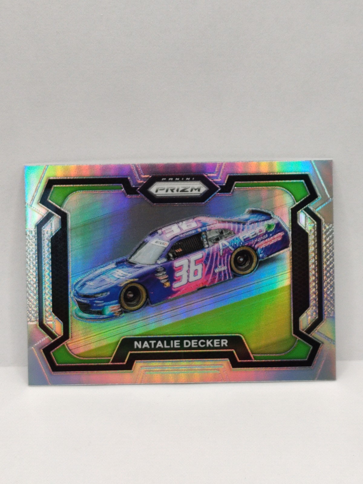 2024 Prizm Racing NASCAR Racing Silver Prizm #91 Natalie Decker Card Rides Car 2024 Prizm Racing NASCAR Racing Silver Prizm #91 Natalie Decker Card Rides Car
