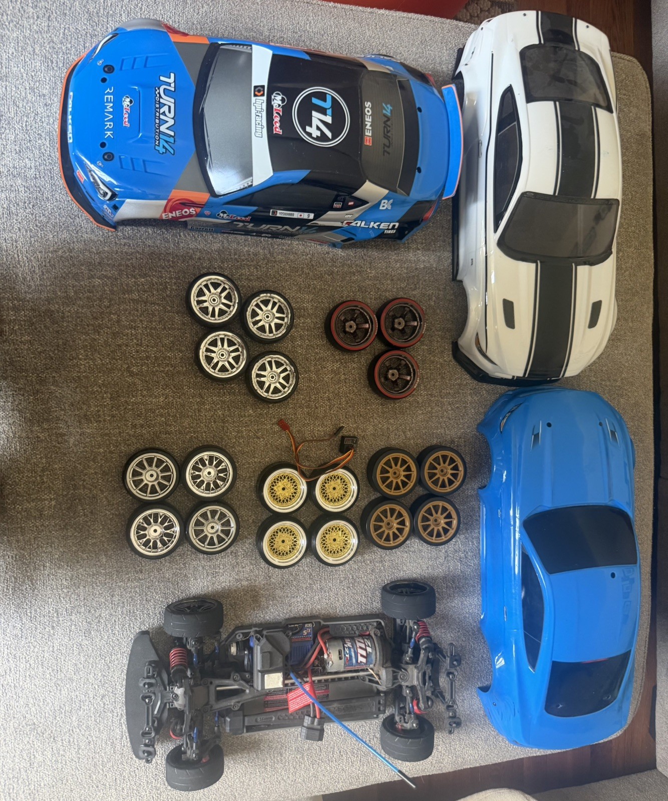TRAXXAS 105237-4 BLK Drift 4-Tec Ford Mustang 