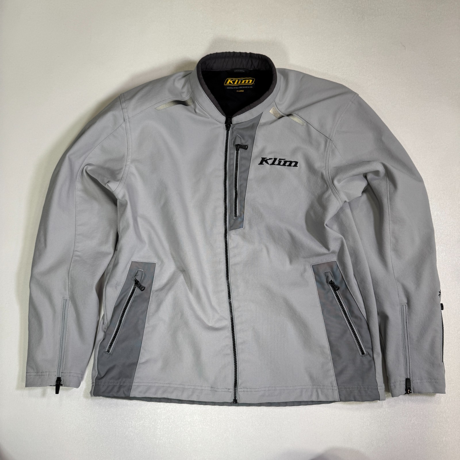 KLIM Men\'s Marrakesh Street Motorcycle Jacket - X-Large - Cool Gray