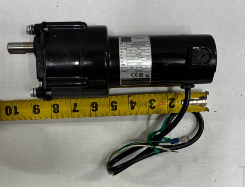 Bodine Electric 0163, 24A4BEPM-Z4 Gear Motor, 1/17 Hp, 14 Rpm, 180:1, 100 Lb-in.
