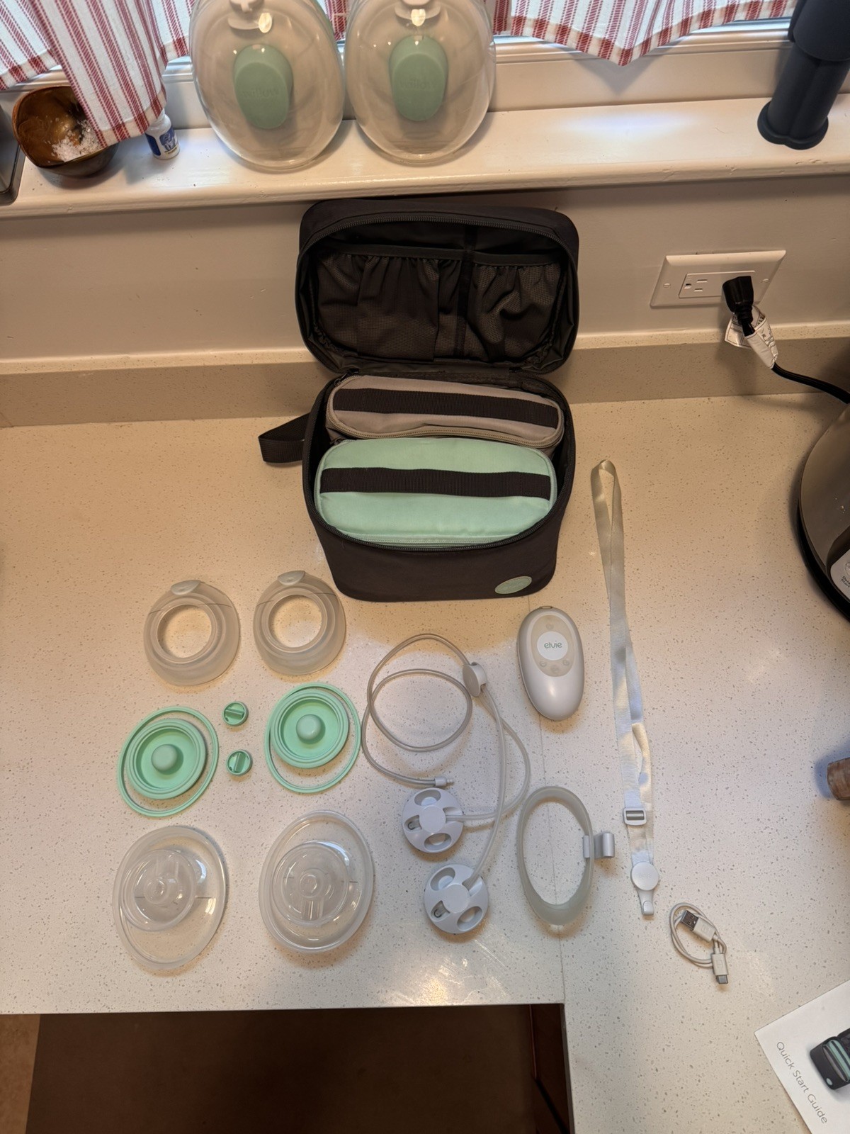 Elvie Stride Plus Hands Free Electric Breast Pump In Box Quiet Wearable Elvie Stride Plus Hands Free Electric Breast Pump In Box Quiet Wearable