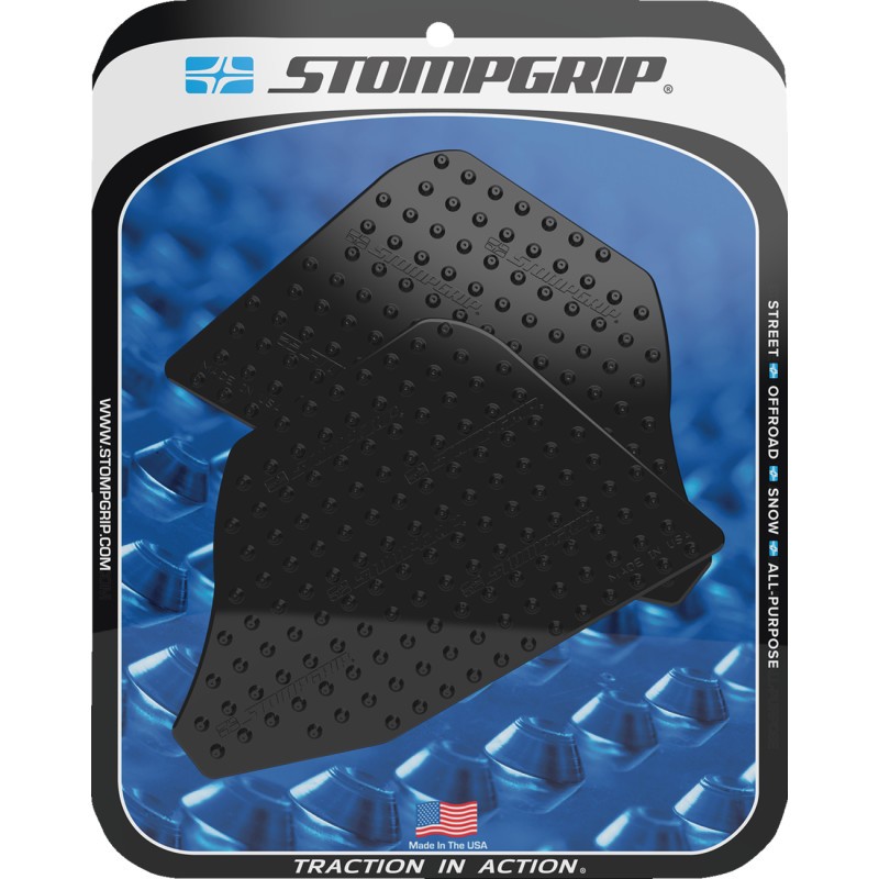 STOMPGRIP Volcano Profile Traction Pad Tank Grips - Black - 55100185B