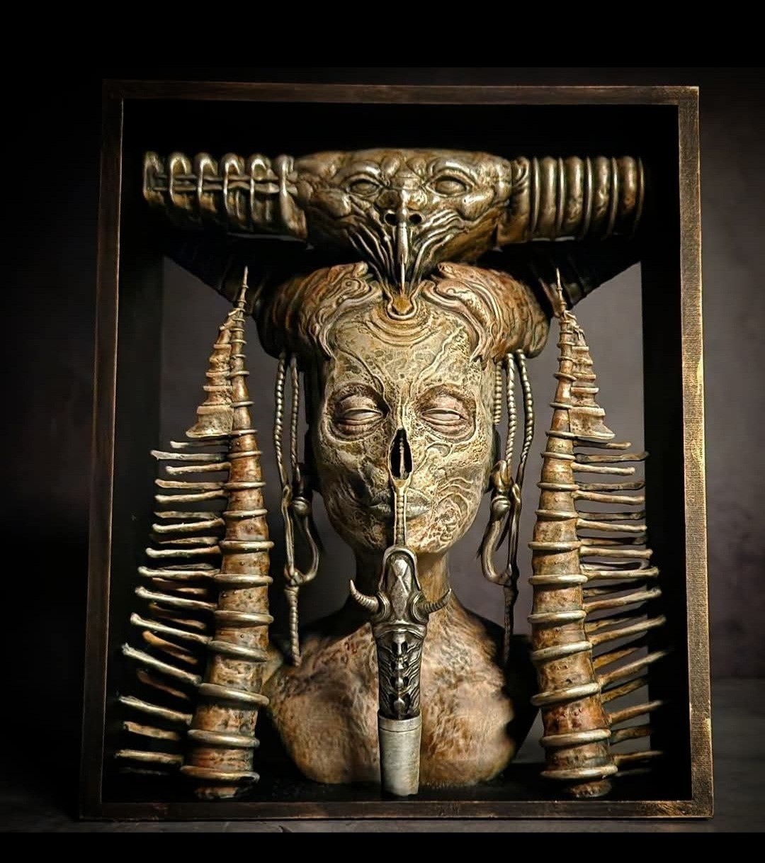 H.R Giger Style Lilith Wall Art H.R Giger Style Lilith Wall Art