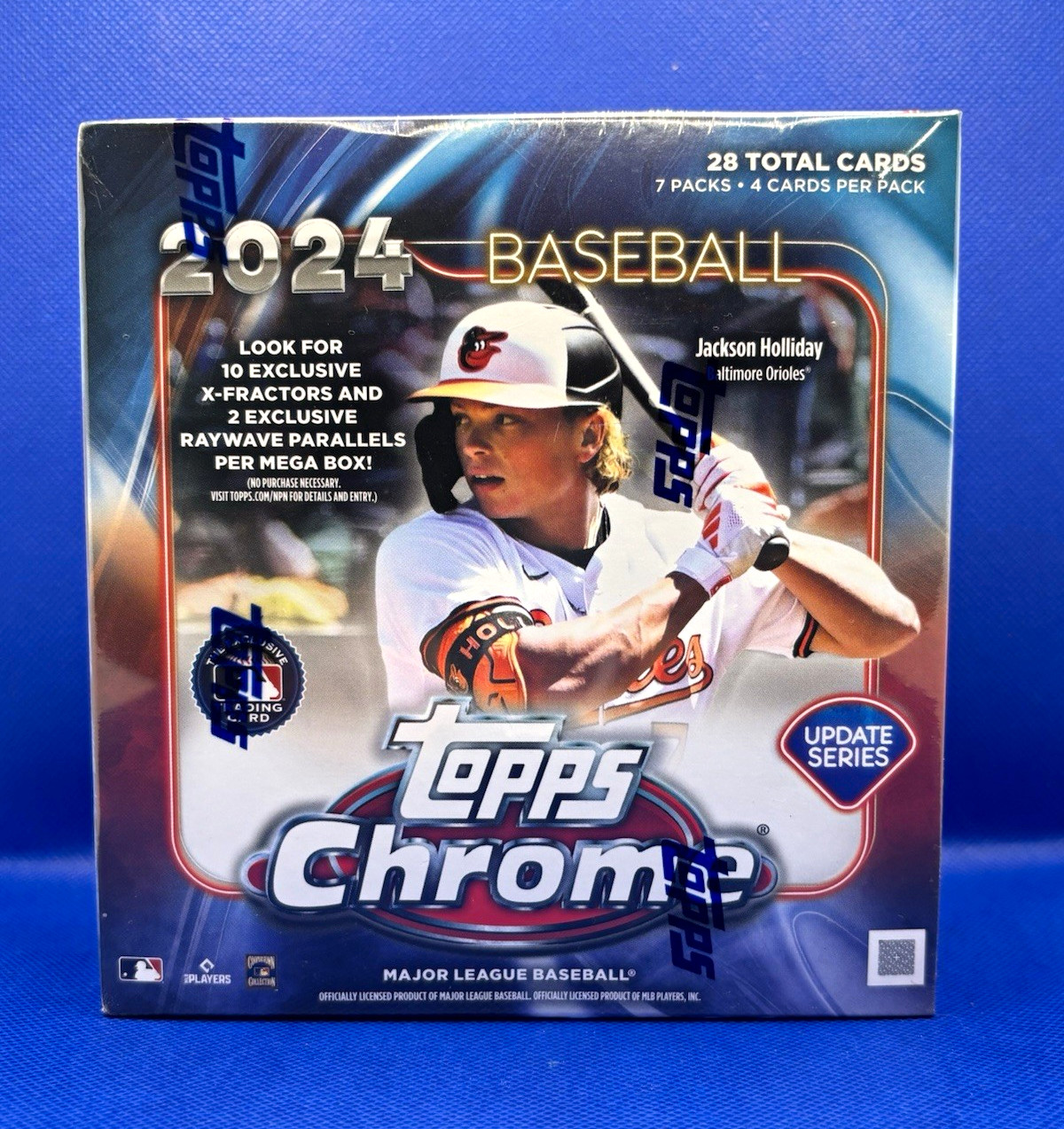 2024 Topps Chrome Baseball Update Series Mega Box - New in Box- sealed