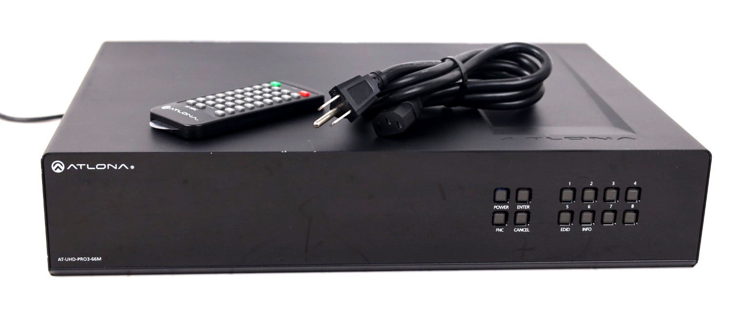 READ Atlona AT-UHD-PRO3-66M 4K UHD 6x6 HDMI, HDBaseT Matrix Switch u775