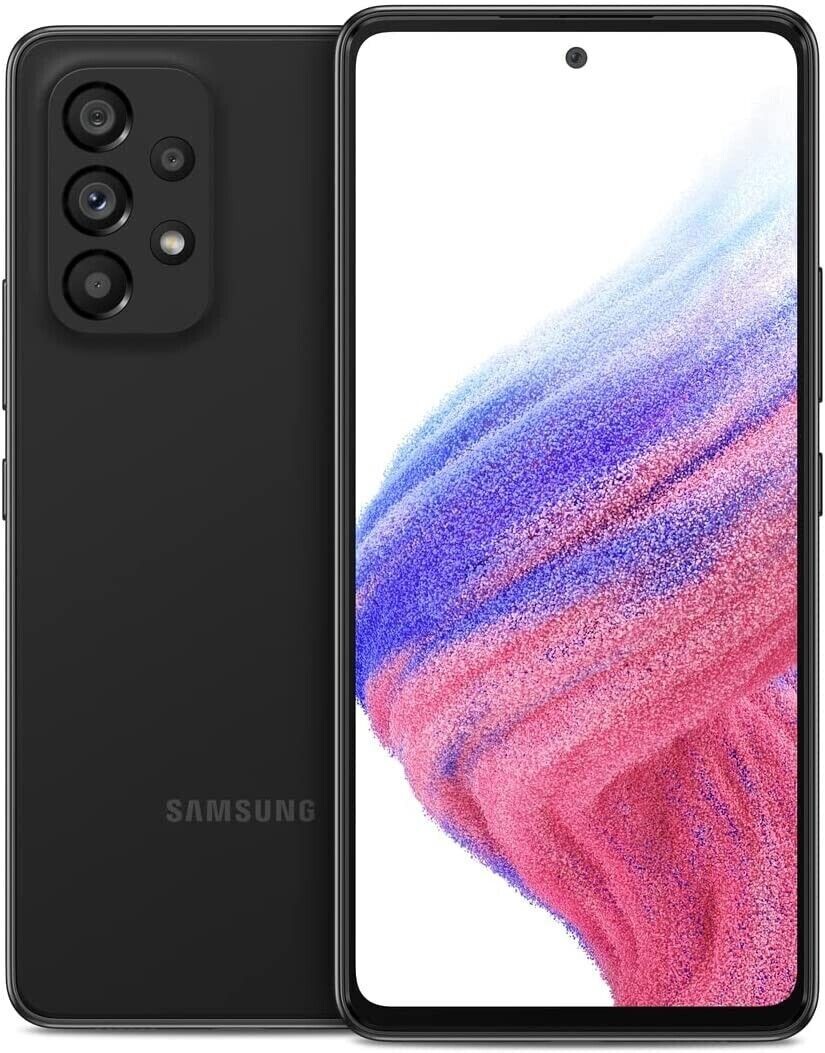 (TracFone GSM Unlocked) Samsung Galaxy A53 5G A536U 128GB Black 6.5\ (TracFone GSM Unlocked) Samsung Galaxy A53 5G A536U 128GB Black 6.5\