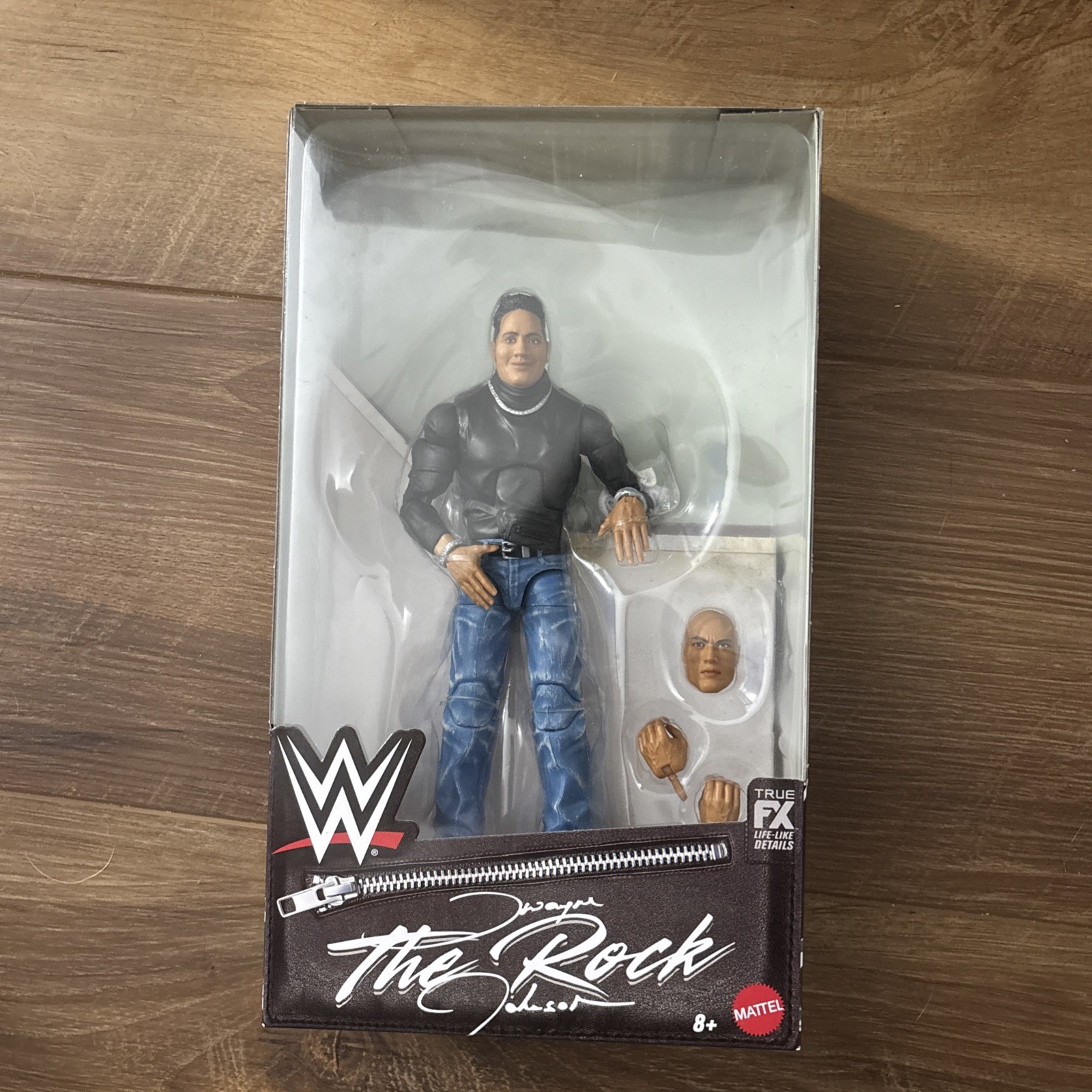 Mattel WWE Elite Collection The Rock \'Fanny Pack\' Dwayne Johnson Action Figure