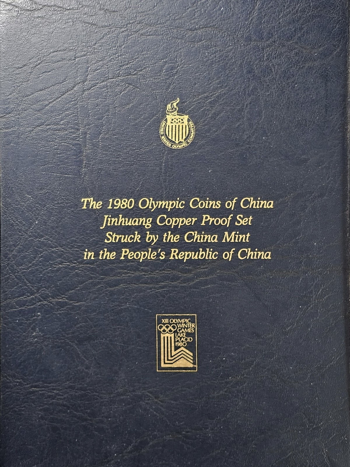 B 1980 OLYMPIC 8 COINS OF CHINA Mint Jinhuang Copper PROOF SET People\'s Republic
