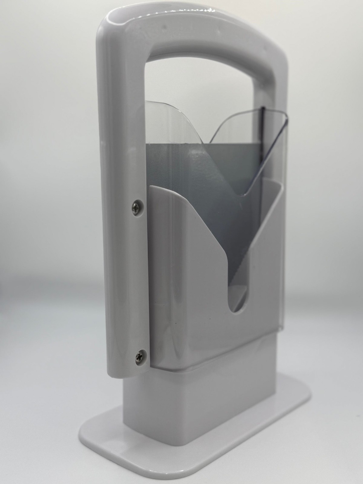 Hoan The Original Bagel Guillotine Universal Slicer, White