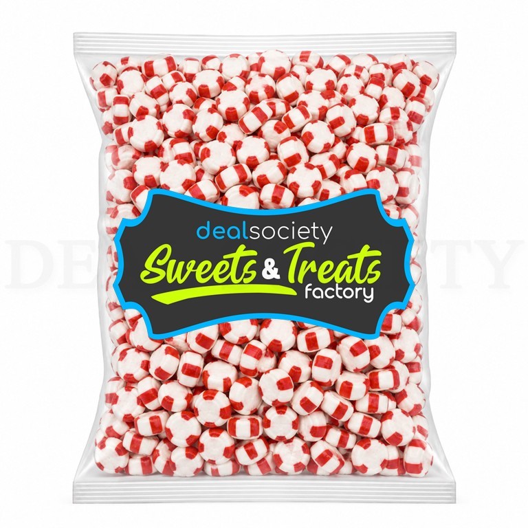 Red Bird Soft Peppermint Candy Puffs Individually Wrapped Peppermint 2 Pound Bag