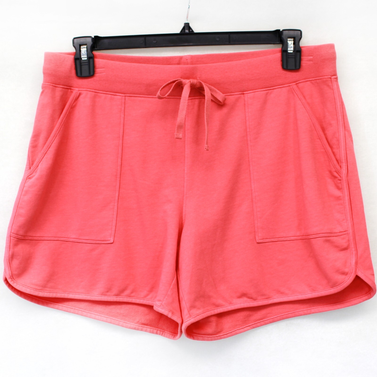 T by Talbots Plus Orange Cotton Pockets Stretch Shorts 0X fits XL