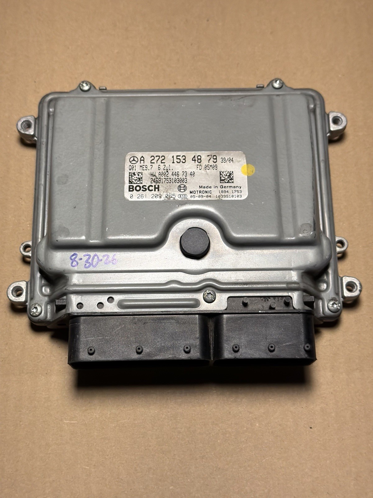 2006-2009 MERCEDES-BENZ E350 ECU ECM ENGINE COMPUTER  A 2721534879