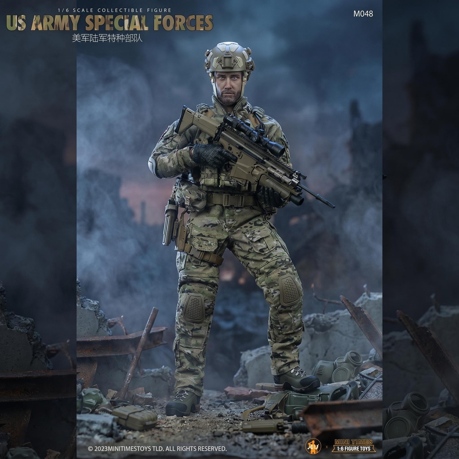 HiPlay Minitimes Toys US Army Special Forces 1:6 Collectible Action Figure M048