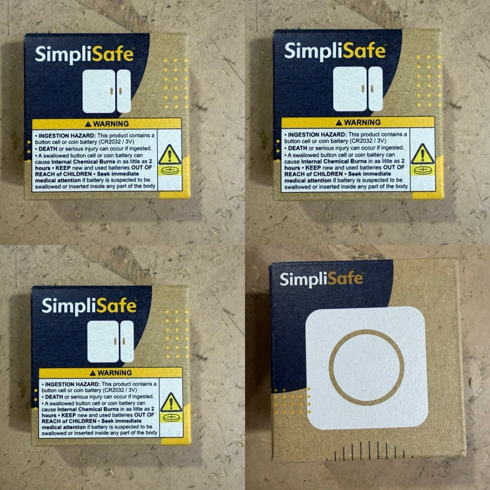 SimpliSafe 3-pack Window Entry And 1-pack Motion Sensor Combo Set SimpliSafe 3-pack Window Entry And 1-pack Motion Sensor Combo Set