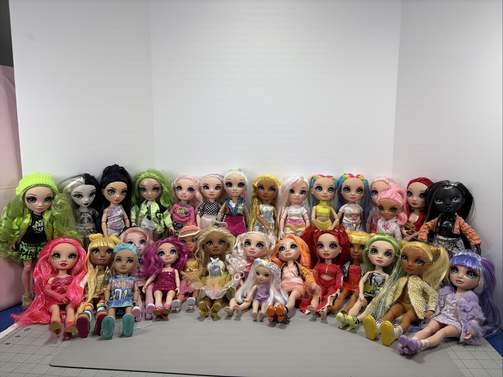 Rainbow High Shadow High Doll Lot 30 MGA Dolls Clothes Shoes Mixed Collection