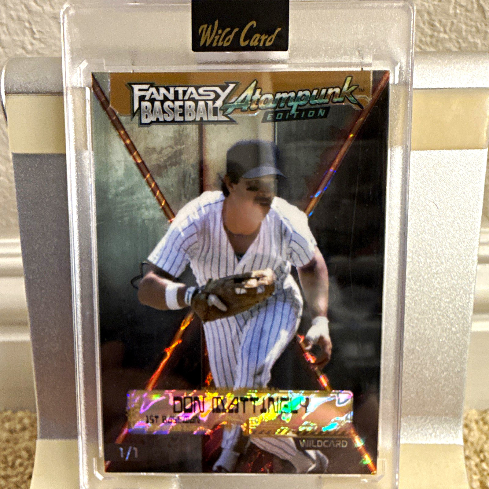 Wild Card Fantasy Baseball Atompunk Don Mattingly FAPGD3-DM 1/1 2026