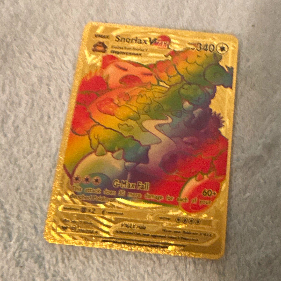 The Pokémon Company Snorlax VMAX Secret Rare Holo SWSH01 206/202 340 HP EN The Pokémon Company Snorlax VMAX Secret Rare Holo SWSH01 206/202 340 HP EN