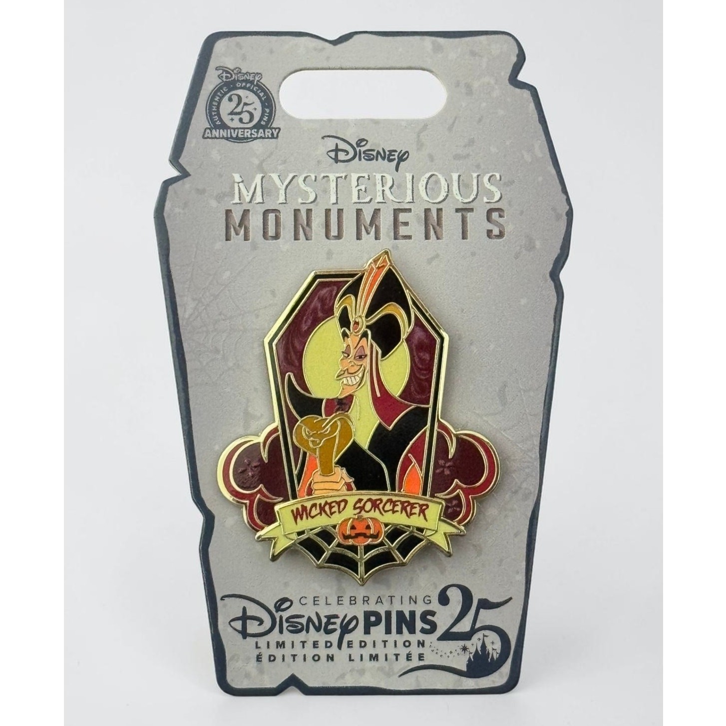 Disney Aladdin Jafar Mysterious Monuments LE Pin Wicked Sorcerer 2025