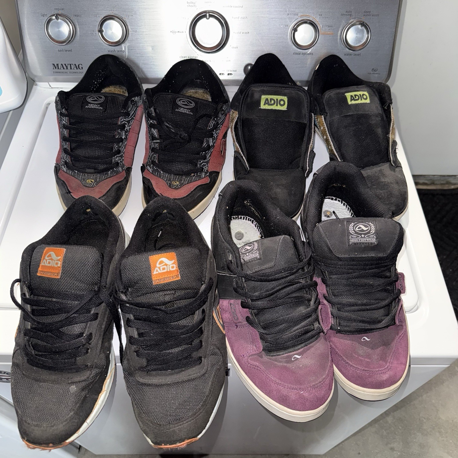 Adio Footwear Skateboarding Shoes 11.5 Lot UNUSABLE Kenny Anderson Shaun White Adio Footwear Skateboarding Shoes 11.5 Lot UNUSABLE Kenny Anderson Shaun White