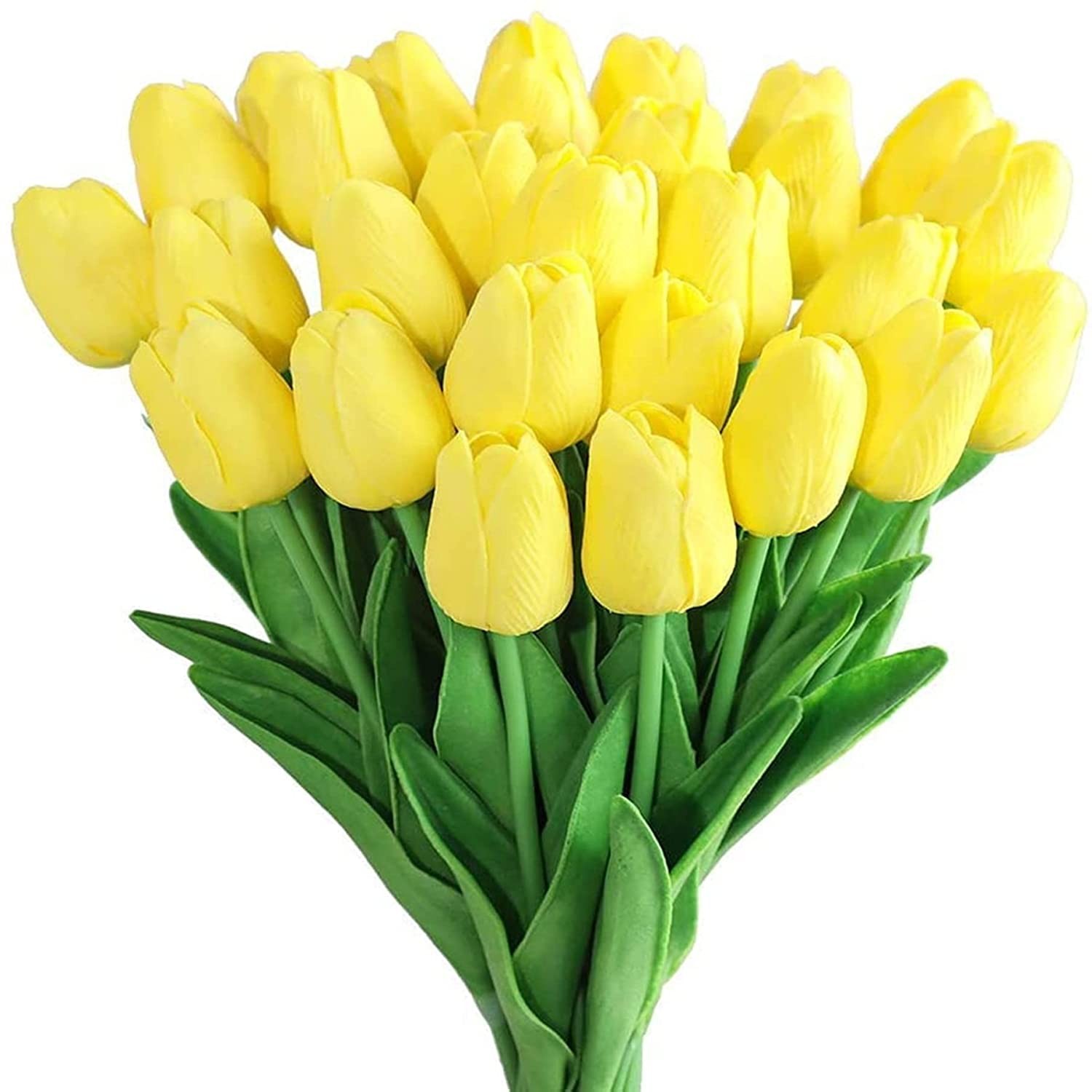 10PCS Real Touch PU Artificial Tulips Bridal Home Wedding Party Festival Decor