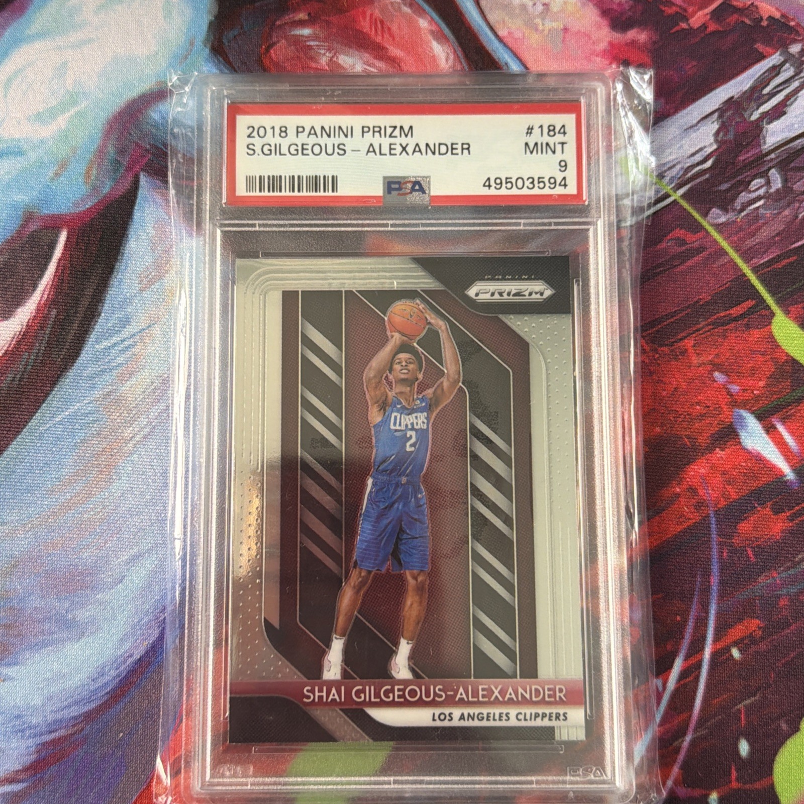 2018-19 Panini Prizm Shai Gilgeous-Alexander #184 2018-19 Panini Prizm Shai Gilgeous-Alexander #184