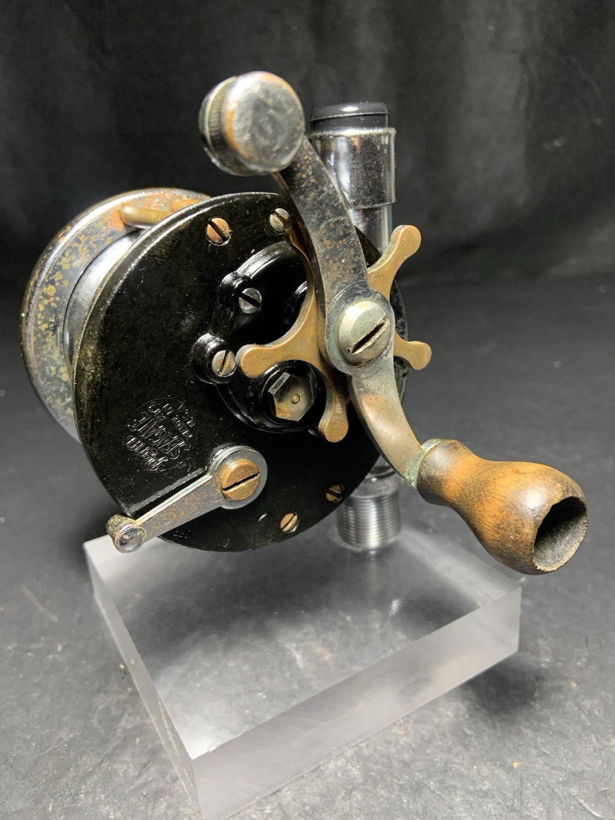 Vintage 1939 Penn Seagate No. 125 Pre-War Era Reel. Cosmetically Flawed.⭐️