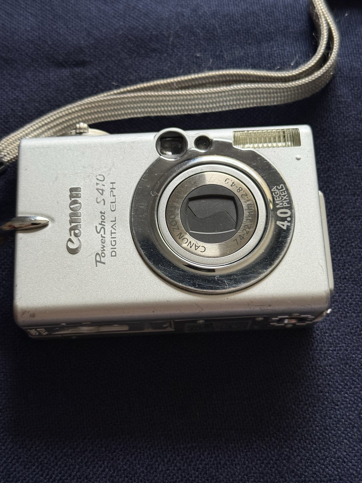 Canon PowerShot S410 Digital ELPH 4MP 3x Optical Zoom Compact Camera Silver