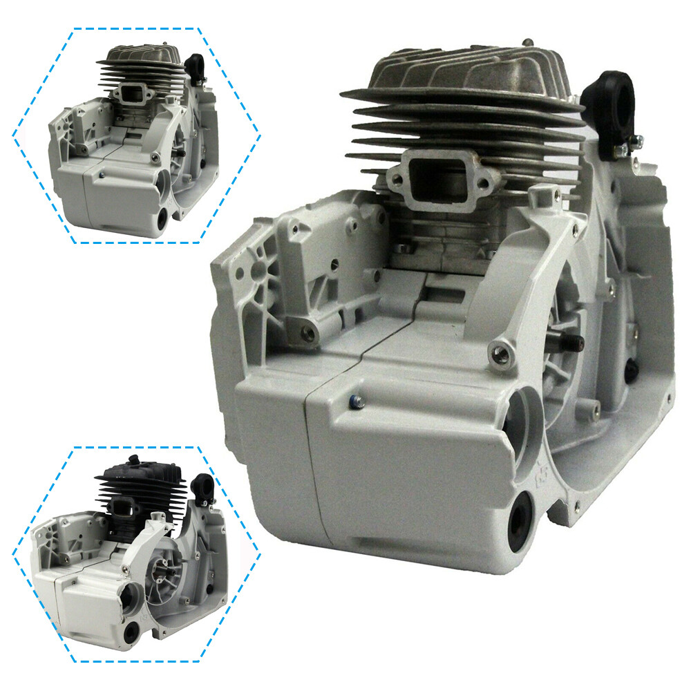 Cylinder Piston Crankshaft Crankcase Motor Assembly For Stihl Chainsaw 044 Ms440
