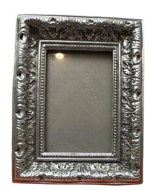 Ornate Silver Baroque Picture Frame Decorative Vintage Style Ornate Silver Baroque Picture Frame Decorative Vintage Style