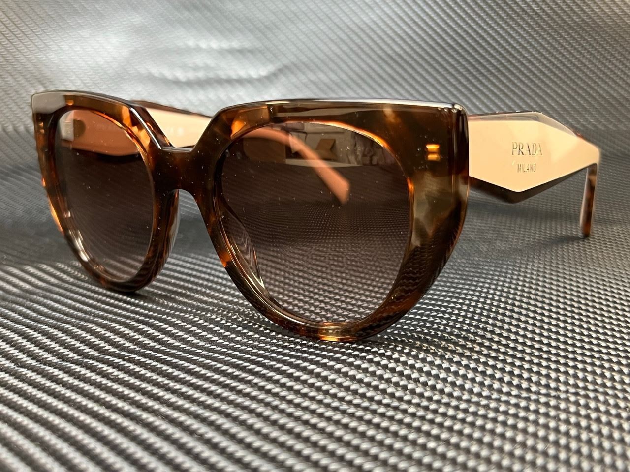 PRADA PR 14WS 01R0A6 Tortoise Brown Grad Women\'s 52 mm Sunglasses