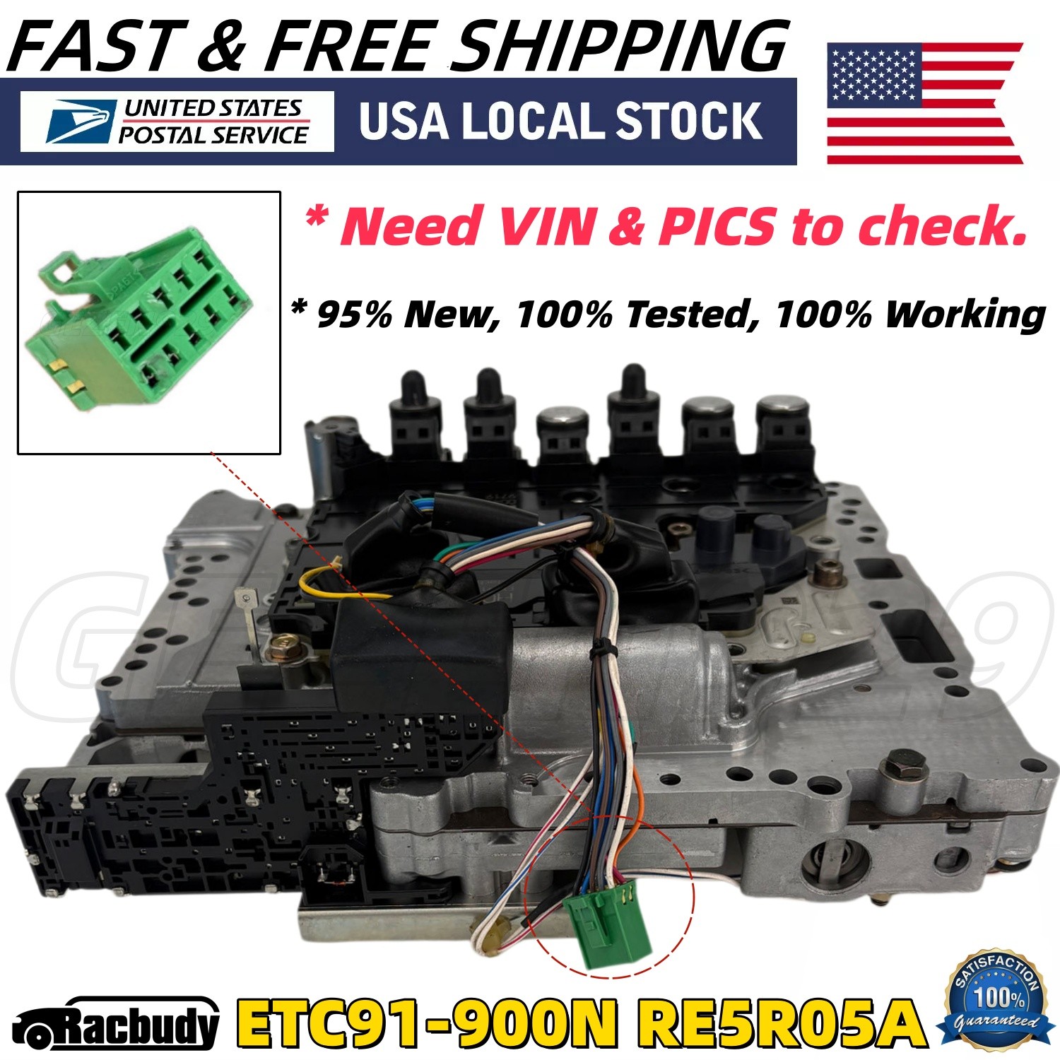 ETC91-900N RE5R05A Transmission Valve Body TCU TCM for Nissan Frontier Infiniti