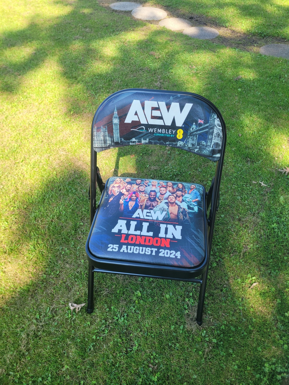 AEW ALL IN LONDON 2024  Chair All Elite Wrestling PPV PLE Wembley  READ rare