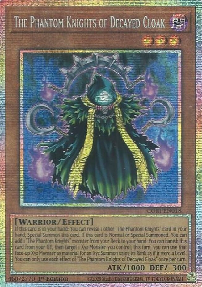Yugioh HP The Phantom Knights of Decayed Cloak - CORI-EN018 - Starlight Rare -