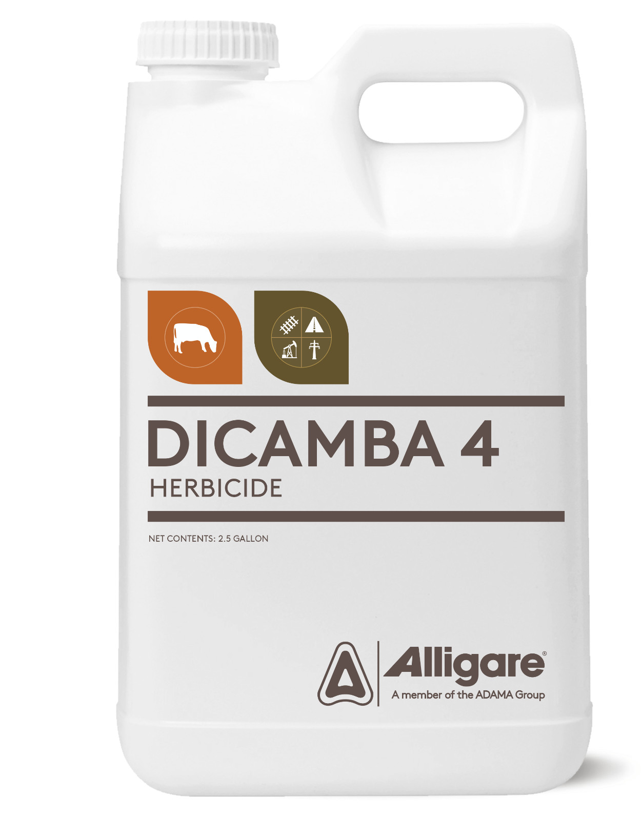 Dicamba 4 Broadleaf Herbicide - 2.5 Gallons (Similar to Topeka) NO SALES: CA