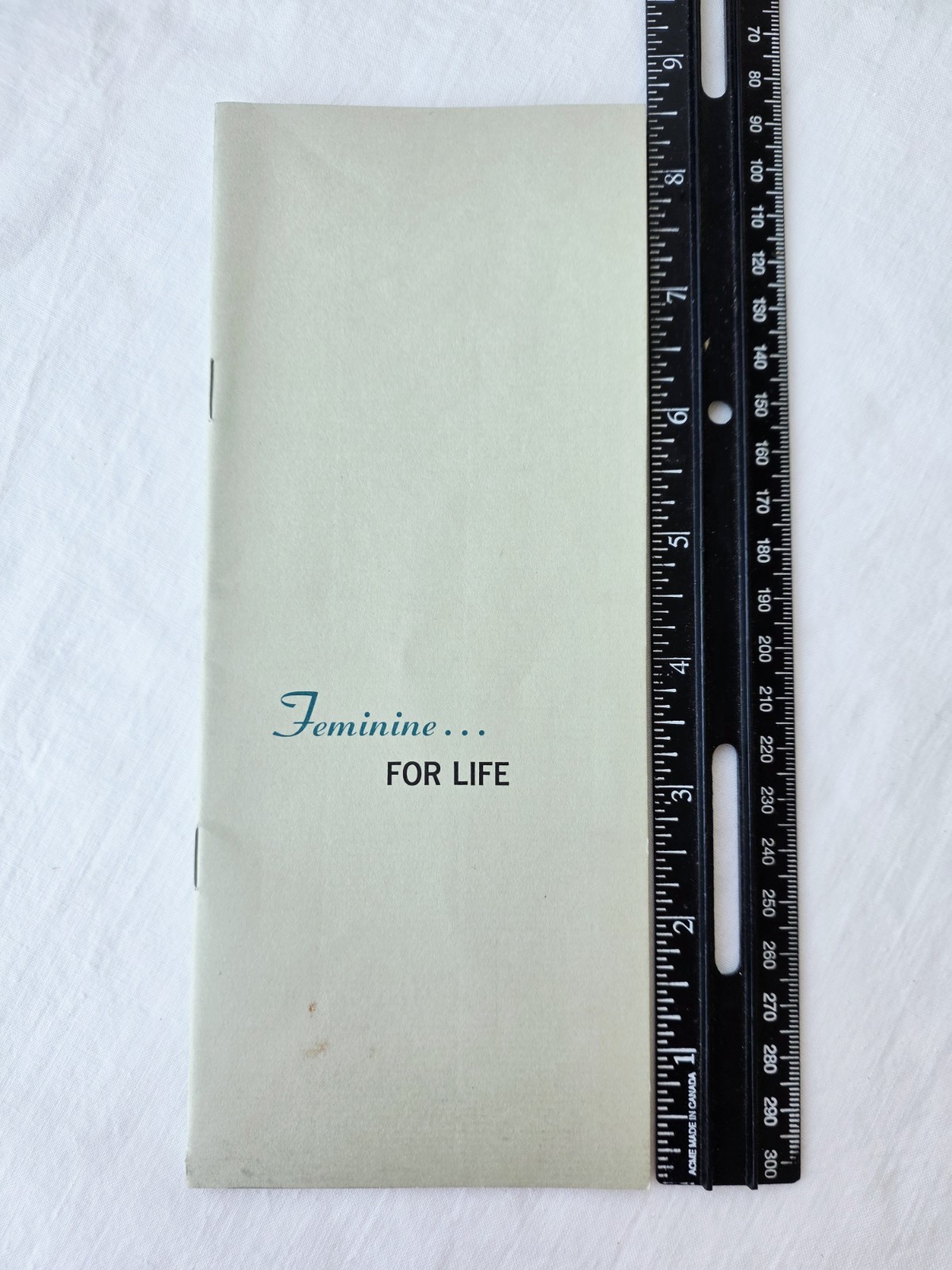 Vintage 1969 FEMININE...FOR LIFE Menopause Hormone Therapy Pamphlet Wilson HRT