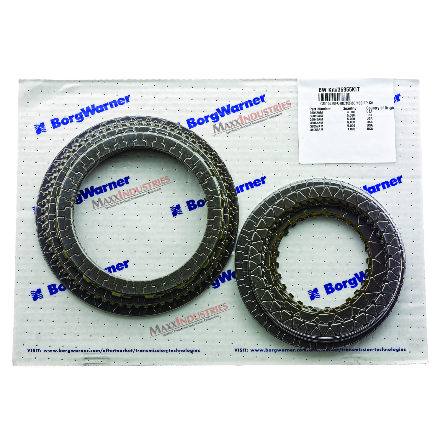 10R80 10R100 10L80  Transmission Rebuild Kit Friction Clutch Set BW 2017-on