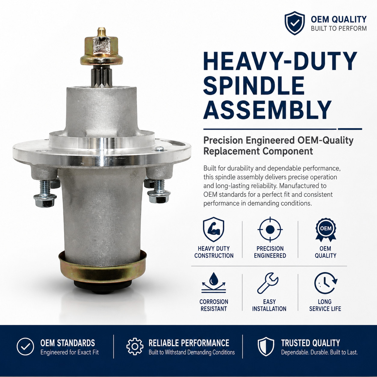 Spindle Assembly 539112170 Fits Husqvarna 48