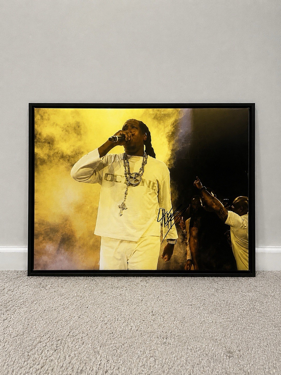 Don Toliver Signed Framed 16x20 Canvas ( Guaranteed To Pass & W/ PROOF)