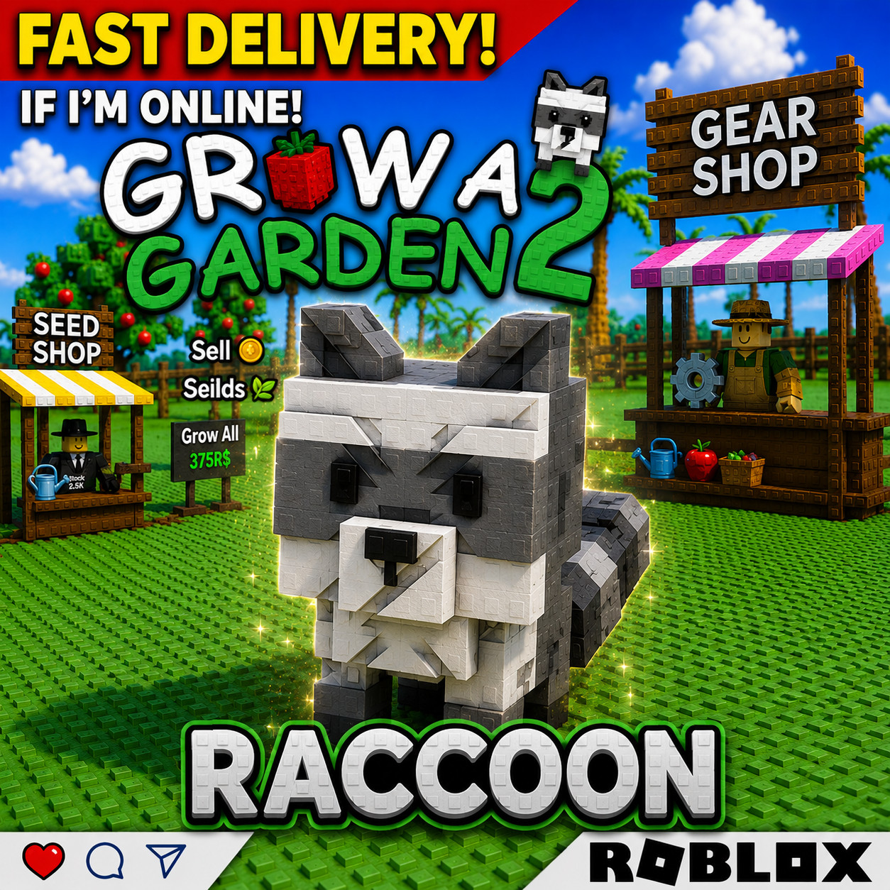 🪴Grow a Garden 2 | All Items, Seeds, Sheckles, Gamepass | GAG2 Fast & Easy