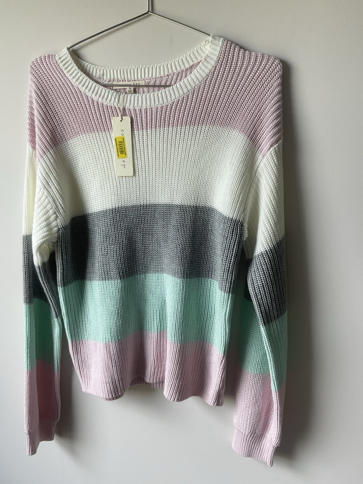 NWT Copper Key Sweater Sz Med Preppy Multicolor 